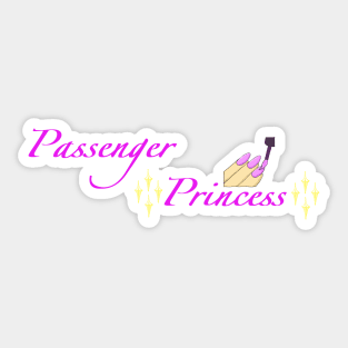 Passenger Princess Sticker